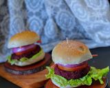 A picture of step 10 of Vegan Beet Burger.
