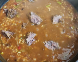 Foto del paso 6 de la receta: Arroz con carrilleras, setas y espárragos (de aprovechamiento)