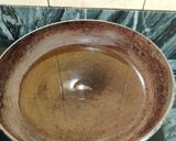 A picture of step 1 of KHAGINA (a savoury egg dish).