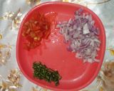 A picture of step 1 of Masala bhindi recipe. Every day healthy vegetarian.