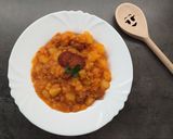 Paprikás krumpli kolbásszal recept fázis 5 fotója
