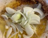 A picture of step 5 of Pork Medallions in a Mushroom and Sherry creamy sauce.