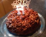 A picture of step 4 of 🎂🍫🌹Chocolate Rose Cake🌹🍫🎂.