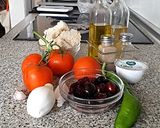 Foto del paso 1 de la receta Gazpacho de Cerezas con Queso fresco de Cabra