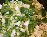 A picture of step 2 of Jambalaya.