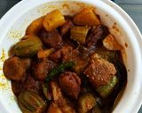 A picture of step 8 of Potato -padwal rosa.