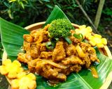 Foto langkah ke 5 dari resep Rendang Imitasi (Daging Bumbu Lapis).