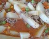 A picture of step 9 of Mexican Picadillo (Ground Beef Stew).