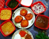 आलू टिक्की चाट - स्ट्रीट फूड रेसिपी चरण 5 फोटो