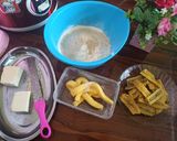 Foto langkah ke 2 dari resep Roti Pisang Coklat Keju.