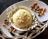 A picture of step 4 of Sooji Ka Halwa in Microwave.