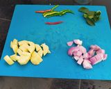 A picture of step 2 of Masala Bhat.