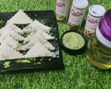 A picture of step 3 of Khatta Dhokla.