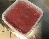 Une image de l'étape 9 de Sorbet pêche rhubarbe.