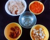 A picture of step 2 of Delicious healthy tasty persimmon and pears dry fruits halva.