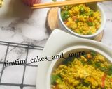 A picture of step 4 of Egg fried rice.