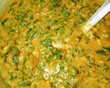 A picture of step 8 of Oha soup.
