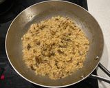 A picture of step 8 of Porcini risotto.