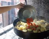 Foto del paso 5 de la receta: Pata de cordero al Malbec, papas, champiñones al disco