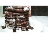 Foto langkah ke 7 dari resep Pancake Buttermilk Coklat.