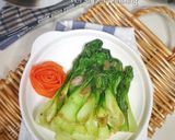 Gambar langkah 3 resipi Menu Berpantang : Pak Choi Goreng.