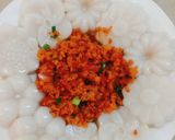 Hình bước làm 4 của món Bánh đúc mặn