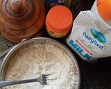 A picture of step 1 of Homemade eggless chocolate cake.