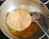 A picture of step 3 of Soya flour ajwain puri.