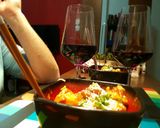 Foto del paso 3 de la receta: Pollo al wok en salsa agridulce con aceto y miel