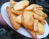 A picture of step 1 of Fried sweet potato.