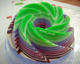 Foto langkah ke 9 dari resep Kue Lapis Tepung Beras.