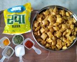A picture of step 1 of Crispy Ravapara.