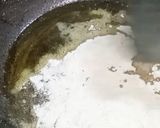 A picture of step 2 of Singhare Ke Ladoo(water chestnuts).