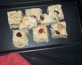 A picture of step 5 of Snowflake nougat.