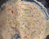 A picture of step 7 of Italian Rice with Creamy Gravy.