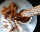 A picture of step 6 of Churros.