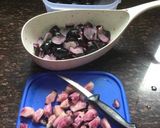 A picture of step 1 of Jamun Ice cream.