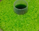 Foto langkah ke 1 dari resep Puding Lumut Pandan Coklat.