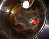 A picture of step 2 of Dhaba Chai.
