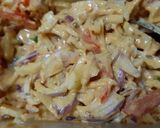 A picture of step 2 of Karai..pakoray.