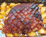 Krumpliágyon sült sertés császárhús recept fázis 13 fotója