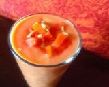 A picture of step 3 of Papaya smoothie.