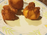 Cheese ball in bread