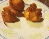 A picture of step 3 of Cheese ball in bread.