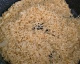A picture of step 3 of Mexican Rice.