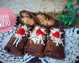 Foto langkah ke 6 dari resep Dadar gulung pisang coklat keju (#pr_adakejunya).