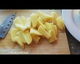 صورة لخطوة 1 من وصفة ودجز البطاطا بتتبيلة بهارات شهية 🍟