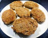 Foto del paso 5 de la receta: Hamburguesas de arroz con vegetales rellenas