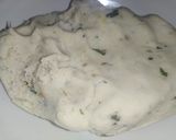 A picture of step 2 of Rice flour and radish ki Puri.