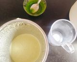 A picture of step 3 of Paan dates milkshake / paan shots/ Betel leaves drink 🍷🍻.